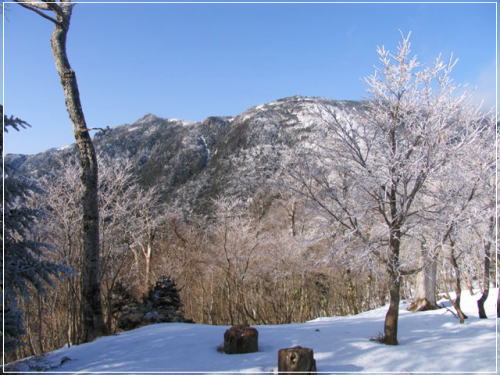 弥山が行く手に立ちはだかります